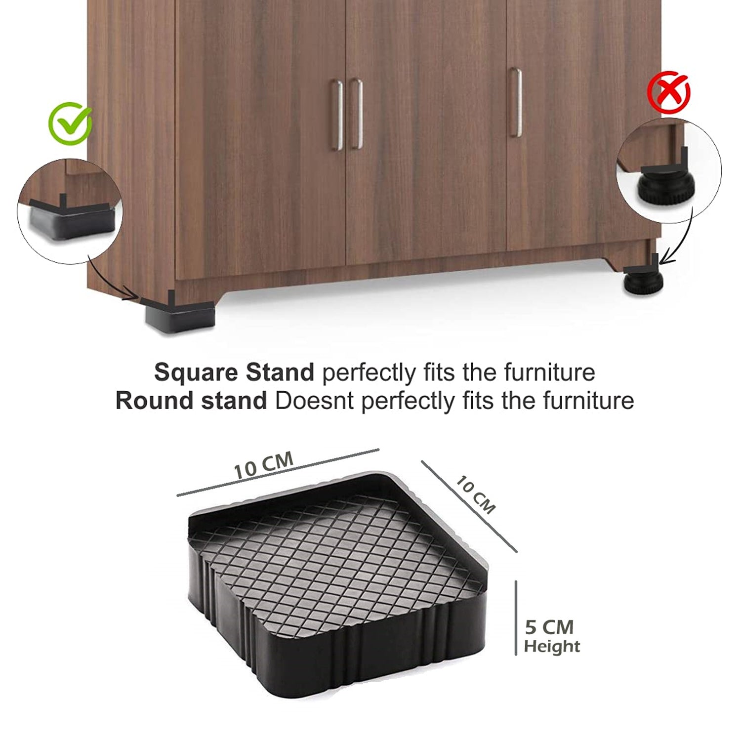 Multipurpose base stands for refrigerator, sofa, and cupboard. Multipurpose base stands for refrigerator, sofa, and cupboard.